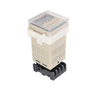 Rengue Relé de Tiempo Digital DH48S-2Z, 0.01S a 99H99M Doble Temporizador | CA 220V, Temporización de Doble Canal, Contacto de 5A, Amplio Rango Ajustable, Bobina de Cobre , para Paneles de Control
