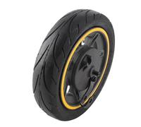 Rengue Rueda Delantera de 10 Pulgadas para Scooter Eléctrico con Freno de | Neumático de Goma y Aleación de Aluminio, Rueda sin Cámara 60/70-6.5, Presión de Aire 380 Kpa, Absorción de Impactos, Banda
