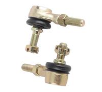 Rengue Tirante de Dirección y Rótula Par para ATV Quad -250cc, Rosca 10mm | Kit de Extremo de Repuesto de Metal, Ajuste Directo para Cuatriciclo Chino de 50cc , Longitud 76.5mm, 2 Piezas