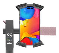 Renimove Soporte móvil Patinete electrico Compatibilidad Amplia con Smartphones hasta 7.5" y Cualquier Tipo de Manillar Montaje Fácil y Seguro Viajes Urbanos y de Aventura