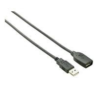 Renkforce 1365368 USB 2.0 Conector Un A Enchufe Un Cable - 10m-Negro