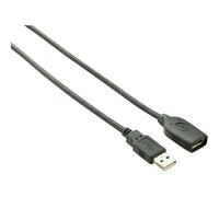 Renkforce 1365368 USB 2.0 Conector Un A Enchufe Un Cable - 10m-Negro