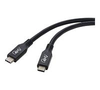 RENKFORCE Cable USB USB4™ USB-C Macho 0.80m Negro Conector Aluminio RF-4870098