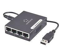 RENKFORCE - Conmutador de Red RF-4270245 (4 Puertos, 1 GBit/s, Fuente de alimentación USB)