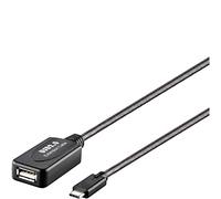 Renkforce RF-5067256 cable USB 10 m USB 2.0 USB C USB A Negro