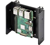 Renkforce Soporte de riel DIN Apto para (Kits de Desarrollo): Raspberry Pi, Arduino, Banana Pi para Montaje en riel de Sombrero