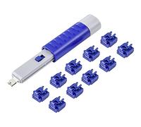Renkforce Verrou Port LAN RJ45 RF-4695234 - Juego de 10 unidades, color plateado y azul