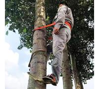RENLXFI Crampones De áRboles Equipo De Escalada De Postes De Liniero De Madera, Escaladores De Árboles con Púas De Dientes De Sierra De Acero para Cortar Árboles/Recoger Frutas(25cm(9 4/5in))