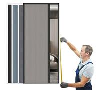 RENLXFI Puerta Corredera Plegable Accordion Doors Interior Honeycomb Folding Door, Custom Concertina Door for Kitchen/Bathroom/Bedroom/Balcony, No Drill Room Divider Sliding Door