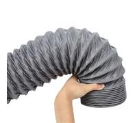 RENLXFI Tubo Flexible Conducto De Ventilación Flexible para Secadora De 10 M, Conducto De Extracción De Aire, Tubo Colector De Polvo Y Tubo Aspiración, Reforzado con Alambre Acero(Dia 102mm)