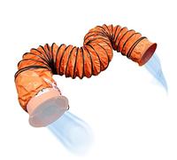 RENLXFI Tubo Flexible Manguera De Aire De 150mm 200mm 300mm 350mm 450mm 500mm 600mm 700mm 800mm De Diámetro, Conducto Flexible/Se Instala Fácilmente con Ganchos En D(Dia 500mm,Long 6m)