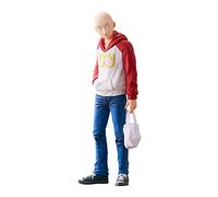 renmuq Figura de Anime One Punch Man, Figura de Saitama 18cm Modelo de PVC Figuras de acción de Juguete Adornos de Escritorio Suministros coleccionables Regalo