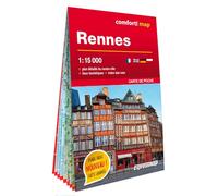 Rennes 1/15.000 (carte format poche laminée - plan de ville) (Carte Poche laminée Comfort! M)
