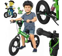 RENNMEISTERŽ Bicicleta sin Pedales, Infantil Bici Equilibrio, 3 4 5 Ańos, Juguetes Nińos, Regalos Nińa Nińo, Sillín Ajustable, Carga 50Kg, Freno Neumáticos