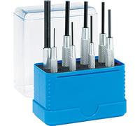 Rennsteig 457 100 5 paralelo - Juego de punzones, color azul, Set de 8 piezas