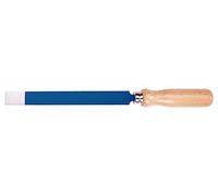 Rennsteig 460 200 0 - Raspador plano DIN 8350 forma A, 200 mm, azul/marrón/plata