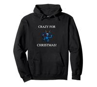 Reno Divertido Crazy For Christmas Sudadera con Capucha