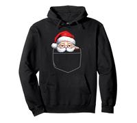 Reno en un bolsillo divertido Navidad Adolescentes Santa Claus Navidad Sudadera con Capucha