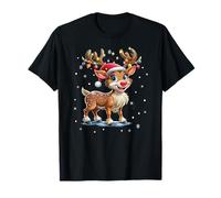 Reno Hombres Niños Mujeres Niñas Feliz Navidad Camiseta