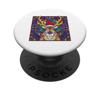Reno Mandala Navidad PopSockets PopGrip Adhesivo
