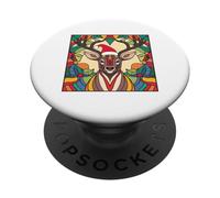 Reno Mandala Navidad PopSockets PopGrip Adhesivo