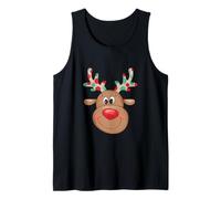 Reno Merry Christmas Funny Holidays Design Camiseta sin Mangas