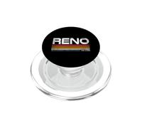 Reno Nevada Retro Rayas Vintage City Design PopSockets PopGrip para MagSafe