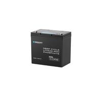 Renogy - Batería de fosfato de litio LiFePO4 Core Mini, 12 V, 100 Ah, BMS mejorado de 100 A, 5000 ciclos, función de protección contra el frío, batería de litio para autocaravanas, sistema solar