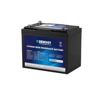 Renogy Batería de Litio LiFePO4 de 12V 100Ah para Motores de Arrastre con Bluetooth, BMS de 150A, Baterías de Ciclo Profundo de 6000+ Ciclos, Batería Solar de 12V 100Ah para Motor de Arrastre, Cabinas