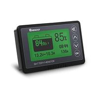 Renogy Monitor de batería 500A con Alarma, indicador de Capacidad y Voltaje, Compatible con baterías LiFePO4, de Iones de Litio y de Plomo-ácido en vehículos recreativos y Sistemas solares.