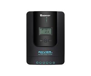 Renogy Regulador de Carga Solar MPPT 40A 12V/24V con Pantalla LCD Ajustable y Entrada DC Compatible con Módulo Bluetooth