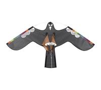 Renopfect Ahuyentador de pájaros dragón y pájaros, dragón-n 120 x 66 cm, Reflector de Plumas, espantapájaros, Cometa voladora, Cometa de águila, Plantas, Protector de Granja, ahuyentador de pájaros