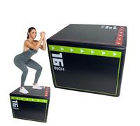 Renopfect Box Jumps, caja de salto pliométrica, 40 x 30 x 35 cm, Plyometric Jump B-ox, caja de salto de EPE & Jumping Agility BO-x, funda antideslizante Step Up Case para casa, gimnasio