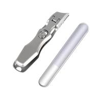 Renopfect Clipper de uñas, cortaúñas, kit de manicura antisalpicaduras, herramientas de cuidado personal de cabeza en ángulo, clip de uñas de los pies para cuidado de viajes, manicura en casa