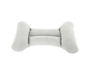 Renopfect Cojín lumbar inflable, cojín lumbar para viajes - Cojín de viaje inflable en forma de H - Cojín lumbar ligero, soporte ergonómico para la espalda para asiento, coche y avión