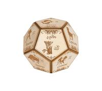 Renopfect Dado Decisor de 12 Lados, Juego De Dados Poliédricos para Tomar Decisiones, Juego de Mesa Asistente para Toma de Decisiones en Viajes, Hogar, Residencias, Escuela y Aventuras
