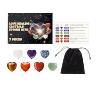 Renopfect es de corazón naturales, piedras preciosas de corazón | Piedras preciosas de naturales,Piedras preciosas de pulgar pulidas para el día de la madre, la mujer, el bienestar y la fabricación de