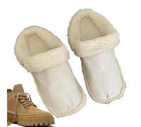 Renopfect Plantillas cálidas para zapatillas, 1 par de plantillas cálidas para zapatos, plantillas de repuesto para mujer, zapatillas peludas para el invierno