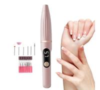 Renopfect Pulidor Eléctrico De Uñas,Máquina de do Inalámbrica con para Uñas - Pulidora Portátil con Pantalla Digital para Eliminar y Pulir Uñas, Uso en Casa, Viaje o Salón