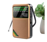 Renopfect Radio Portátil Am FM | Radio Meteorológica NOAA Recargable - Todas Las Bandas, Jack para Auriculares, Accesorio para Camping y Equipo de Supervivencia para Tormentas, Tornados y