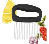 Renopfect Soporte Para Cortador De Cebolla | Soporte para Cortador de Verduras - Herramienta Manual de Cocina en Acero Inoxidable para Picar y Rebanar Verduras Aguacate Patata y Carne