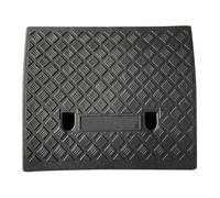 Renoppect Rampa para bordillos, rampa de umbral, 50 x 40 x 17 cm, rampa portátil para silla de ruedas, de resistente, para entrada, acera, motocicleta, scooter, coches