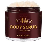 RENORA | Exfoliante Corporal Natural| Sugar Touch| Exfoliante Corporal, Piel Suave e Hidratada| Ingredientes naturales, Azúcar, Jazmín, Miel de Acacia y Aceite de Almendras| Todo tipo de pieles| 200ml