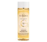 RENORA | Tónico Iluminador Antioxidante con Vitamina C, Colágeno, Ácido Hialurónico, Centella Asiática, Aloe Vera, Cafeína y Probióticos | Cóctel revitalizante | Aclara manchas y cicatrices | 200 ml