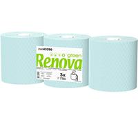 Renova Bobina Secamanos Renovagreen 180 metros - 3 Bobinas Azules de 2 Capas