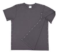 Renova Medical Wear Camiseta para recuperación de cirugía de Hombro, Unisex, Gris, Large