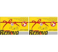 Renova Pañuelos De Bolsillo Red Label Mango - 6 paquetes de pañuelos Aroma Mango (Paquete de 2)