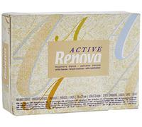 RENOVA Pañuelos Faciales Active Mini, 46 Pañuelos, 3 Capas, Blancos, FSC | Active Mini, 46 pañuelos faciales blancos, formato compacto, 3 capas extrasuaves, uso facial diario, certificado FSC