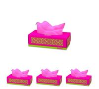 Renova Pañuelos faciales Red Label Fucsias - 80 pañuelos (Paquete de 4)