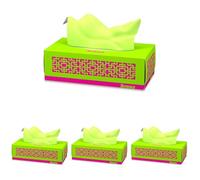 Renova Pañuelos faciales Red Label Verdes - 80 pañuelos (Paquete de 4)